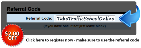 Traffic School Online Discount Code